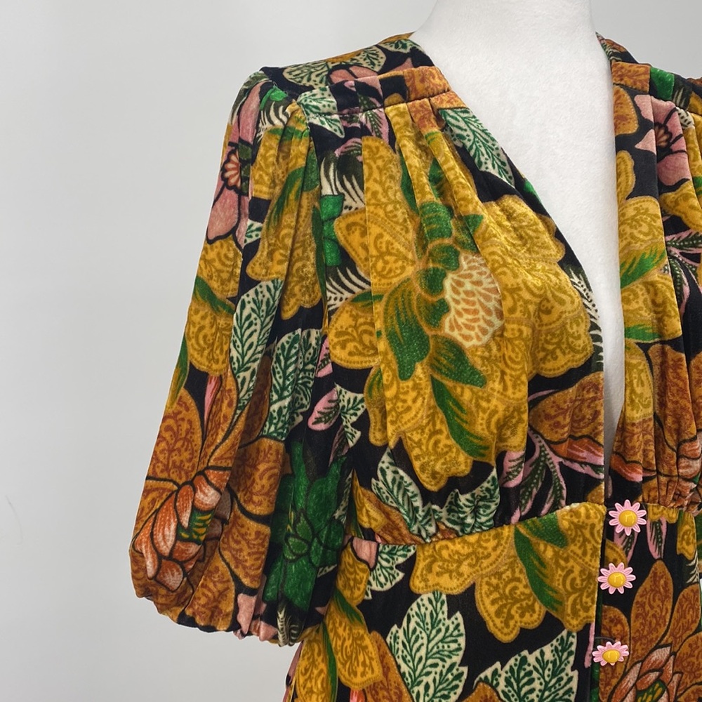 FARM RIO Garden Velvet Dress - Picture 10 of 16
